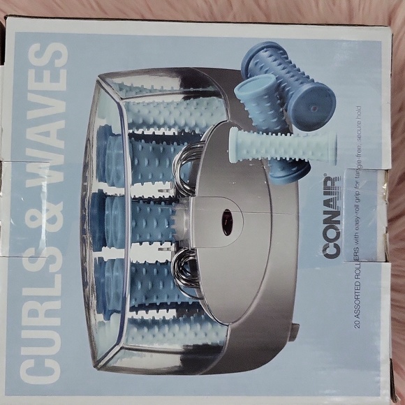 Brand New CONAIR CURLS & WAVES COMPACT Heat Rollers-20CT. - Picture 2 of 4